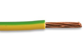 6491B-2.50MMG/Y100M - Wire, LSZH, Green, Yellow, 2.5 mm², 328 ft, 100 m - PRO POWER
