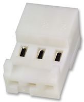 3-643814-3 - IDC Connector, IDC Receptacle, Female, 2.54 mm, 1 Row, 3 Contacts, Cable Mount - AMP - TE CONNECTIVITY