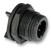 PX0413/04P - Circular Connector, IP68, Rear Mount, Buccaneer 400 Series, Panel Mount Plug, 4 Contacts - BULGIN LIMITED