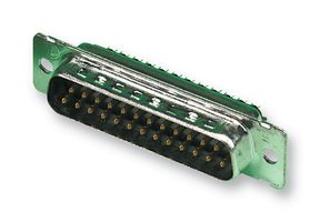 ZDB25P - D Sub Connector, DB25, Standard, Plug, ZDB, 25 Contacts, DB, Solder Cup - ITT CANNON