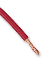 60.7180-22 - Wire, Stranded, Flexiplast® E, Hi Flex, TPE, Red, 0.5 mm², 82 ft, 25 m - STAUBLI