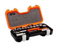 S330 - Socket Set, 1/4" & 3/8" Drive Sizes, Ratchet Handle - BAHCO