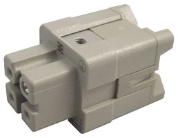 1498200000 - Heavy Duty Connector, Insert, HA Series, Cable Mount, Receptacle, 3 Contacts, Socket, 2 Rows - WEIDMULLER