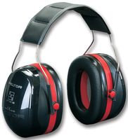 H540A-411-SV - Ear Defender, Earmuff, Black / Red, 2.6 dB Deviation, 42.6 dB Attenuation - AEARO
