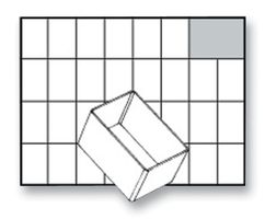 105590 - Insert for Assorter Boxes, A8-1, 250 Series, 47mm x 55mm x 79mm - RAACO