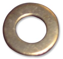 M3 BRASS FULL WASHER - Washer, Plain, Brass, M3, Pack of 100 - DURATOOL