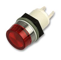 T0063AOFAA - Indicator Lens, Red, Round with Flat Top, Lamp Holder - ARCOLECTRIC (BULGIN LIMITED)