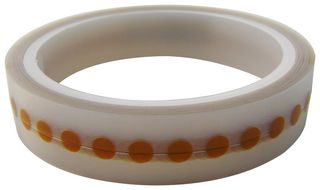 053-1000 - Masking Tape, High Temperature, PCB Protection, PI (Polyimide) Film, Amber, 6 mm x 33 m - MULTICOMP PRO