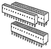 87606-304LF - PCB Receptacle, Board-to-Board, 2.54 mm, 2 Rows, 8 Contacts, Through Hole Mount, FCI Dubox 87606 - AMPHENOL COMMUNICATIONS SOLUTIONS