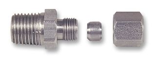 FC-158 - Compression Gland, 1/4" BSPT Tapered Thread,  Stainless Steel, 3 mm Probes - LABFACILITY