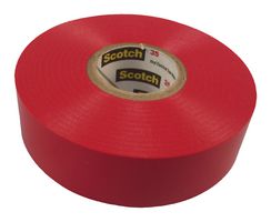 35 19MM RED - Electrical Insulation Tape, PVC (Polyvinyl Chloride), Red, 19 mm x 20 m - 3M
