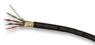 268-450-000 - Networking Cable, TourCat Flexible Data/Control Patch, Per Metre, Screened, Cat5e, 26 AWG, 0.14 mm² - VAN DAMME