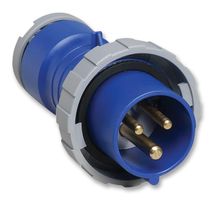 216P6W - Pin & Sleeve Connector, 16 A, 250 V, Cable Mount, Plug, 2P+E, Blue - ABB