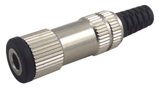 1522 03 - Phone Audio Connector, 2 Contacts, Jack, 3.5 mm, Cable Mount, Nickel Plated Contacts - LUMBERG
