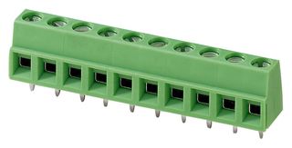 MKDSN 1,5/10 - Wire-To-Board Terminal Block, 5 mm, 10 Ways, 26 AWG, 16 AWG, 1.5 mm², Screw - PHOENIX CONTACT