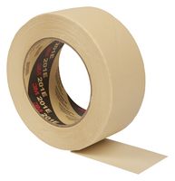 201E 48MM - Masking Tape, Crepe Paper, Cream, 48 mm x 50 m - 3M