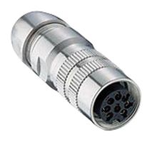 032200 08-1 - Circular Connector, 032200 Series, Cable Mount Receptacle, 8 Contacts, Solder Socket, Threaded - LUMBERG