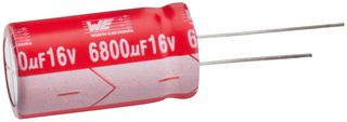 860080375014 - Electrolytic Capacitor, 470 µF, 16 V, ± 20%, Radial Leaded, 5000 hours @ 105°C, Polar - WURTH ELEKTRONIK