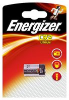 7638900026429 - Battery, 3 V, CR2, Lithium Manganese Dioxide, 800 mAh, Raised Positive and Flat Negative, 15.6 mm - ENERGIZER
