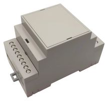 MC001142 - Plastic Enclosure, DIN Rail, ABS, Polycarbonate, 90.2 mm, 53.3 mm, 57.5 mm - MULTICOMP PRO