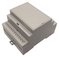 MC001143 - Plastic Enclosure, DIN Rail, ABS, Polycarbonate, 90.2 mm, 71 mm, 57.5 mm - MULTICOMP PRO