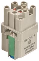 09120123101 - Heavy Duty Connector, Han Q, Insert, 13 Contacts, 3A, Receptacle - HARTING