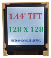 MCT0144C6W128128PML - TFT LCD, Transmissive, 1.44 ", 128 x 128 Pixels, Portrait, RGB, 3.3V - MIDAS
