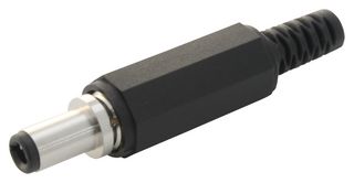 1633 04 - DC Power Connector, Plug, 4 A, 9.5 mm, Cable Mount, Solder - LUMBERG
