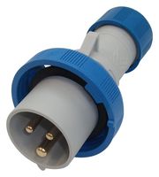 PEW1663SV - Pin & Sleeve Connector, 2P+E, 16 A, 230 V, Cable Mount, Plug, 2P+E, Blue - ILME
