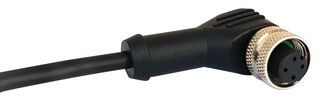 PXPPVC12RAF05ACL010PVC - Sensor Cable, 90° M12 Receptacle, Free End, 5 Positions, 1 m, 3.28 ft, Buccaneer M12 - BULGIN LIMITED
