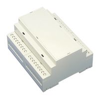 DMB-4773 - Plastic Enclosure, DIN Rail, ABS, Polycarbonate, 90.2 mm, 106.25 mm, 57.5 mm - BUD INDUSTRIES