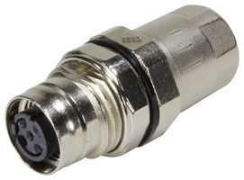 21038812825 - Sensor Connector, M12, Female, 8 Positions, Crimp Socket - Contacts Not Supplied - HARTING
