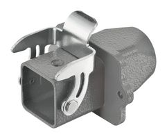 19200031120 - Heavy Duty Connector, Base, Panel Mount, Zinc Body, 1 Lever, 3A - HARTING