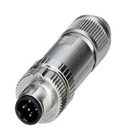 1424678 - Sensor Connector, PROFIBUS DP, M12 Push-In, M12, Male, 2 Positions, Push In Pin - PHOENIX CONTACT