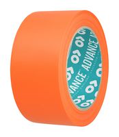 AT66 ORANGE 33M X 50MM - Protective Tape, PVC (Polyvinyl Chloride), Orange, 50 mm x 33 m - ADVANCE TAPES