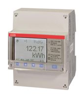 A41 112-100 - Energy Meter, Modular, DIN Rail, Single Phase, 80 A, 57.7 to 288 Vac, Class B, Pulse Output, RS485 - ABB