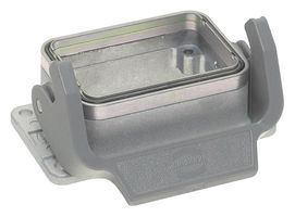 09628060301 - Heavy Duty Connector, Base, Bulkhead Mount, Aluminium Body, 1 Lever, 6B - HARTING