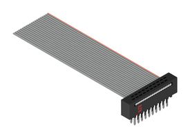 FFMD-05-T-02.00-01-N - Ribbon Cable, Double Row, IDC Plug to IDC Receptacle, 10 Ways, 2 ", 50.8 mm, 1.27 mm - SAMTEC