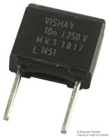 MKT1817310405 - General Purpose Film Capacitor, Metallized PET, Radial Box - 2 Pin, 10000 pF, ± 10%, 200 V, 400 V - VISHAY