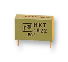 MKT1822322635 - General Purpose Film Capacitor, Metallized PET, Radial Box - 2 Pin, 22000 pF, ± 10%, 220 V, 630 V - VISHAY