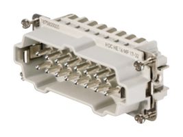 HDC HE 16 MP 17-32 - Heavy Duty Connector, Stacked, RockStar HE, Insert, 32+PE Contacts, 10, Plug, Push Lock Pin - WEIDMULLER