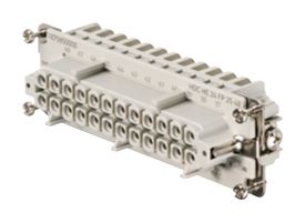 HDC HE 24 FP 25-48 - Heavy Duty Connector, Stacked, RockStar HE, Insert, 48+PE Contacts, 12, Receptacle - WEIDMULLER