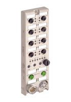 0980 ESL 311-111 - Sensor Distribution Box, 7/8" Connector - 5 Pole, M12 Connector - 5 Pole, 8 Ports, LioN-P Series - LUMBERG AUTOMATION