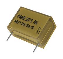 PME271M627KR30 - Safety Capacitor, Metallized Paper, Radial Box - 2 Pin, 0.27 µF, ± 10%, X2, Through Hole - KEMET