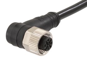120065-2264 - Sensor Cable, BRAD, 90° M12 Receptacle, Free End, 4 Positions, 2 m, 6.6 ft, 120065 - MOLEX