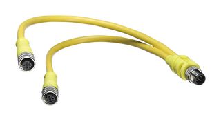 120068-0195 - Sensor Cable, BRAD Micro-Change, M12 Plug, M12 Receptacle, 4 Positions, 300 mm, 11.8 ", 120068 - MOLEX