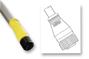 120071-0047 - Sensor Connector, BRAD Micro-Change, 120071 Series, M12, Male, 5 Positions, Solder Pin - MOLEX