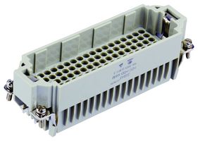 T2032162101-007 - Heavy Duty Connector, HDD, Insert, 108+PE Contacts, Plug, Crimp Pin - Contacts Not Supplied - TE CONNECTIVITY