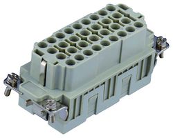 T2050322201-007 - Heavy Duty Connector, HEE, Insert, 32+PE Contacts, Receptacle - TE CONNECTIVITY