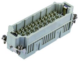 T2050462101-000 - Heavy Duty Connector, HE, Insert, 46+PE Contacts, 24B, Plug, Crimp Pin - Contacts Not Supplied - TE CONNECTIVITY
